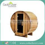 Crafted Red Cedar Sauna Cabin Canopy Barrel Saunas for Sale thumbnail-1