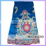 Mitaloo Customized Factory Supply African Raw Silk George Lace Fabric MGP0032 thumbnail-3