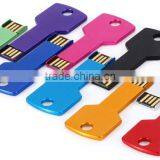 8GB USB 2.0 Flash Drive With Colorful Metal Key Shape