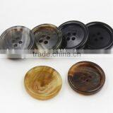 Sedex Audited Factory 2 Pillar Polyester Horn Button, Resin Horn Coats Button thumbnail-3