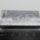 Silver Metal Lighters Laser Cigarette Case Thin Lighter thumbnail-5