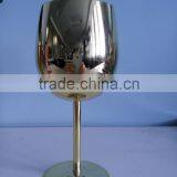 gold plating 304 popular stainless steel wine cup/wine holder