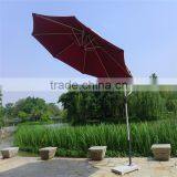 Hotsale Cheap Price Custom Print Aluminum Pole Round Banana Outdoor Umbrella With Crank thumbnail-6