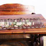 PLUS Handmade Flower Recycle Fabric Cheap Jacquard Table Runner thumbnail-1