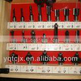 TC-020A 20PCS 12mm Shank TCT Router Bit Set In Wooden Box For Woodworking Tool thumbnail-1