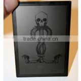 China manufacturer high quality Durable Nice Brushed blank cheap metal business cards
