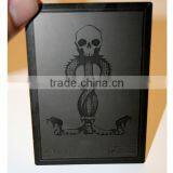 China Manufacturer High Quality Durable Nice Brushed Blank Cheap Metal Business Cards thumbnail-1