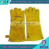 14 Inches Fully Lined Cow Nitrile Working Gloves thumbnail-1