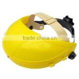 2016 Best Half Helmet With Face Shield CE Approved PP Protective Headgear Industrial Face Shield PP Safety Face Shield Supplier