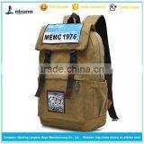 2016 New Wholesale Comfortable Outdoor School Travelling Canvas Backpack Bags