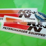 Heat Resistant Customized Reusable large stickers,Pvc Vinyl car bumper sticker,Screen Printing car vinyl sticker ---DH20198