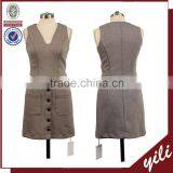 Good Stitching Sleeveless Office Suit Styles Formal Dress Suit Woman Suit Design thumbnail-1
