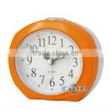 plastic oval shape table alarm clock bedside clock, children's alarm clock and nightlight