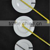 Curving Shape Porcelain Dinner Plate/whiteware