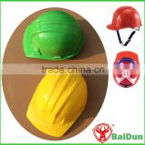 low price good quality adjustable industrial safety helmet / Ratchet tyle hard hat with chin strap