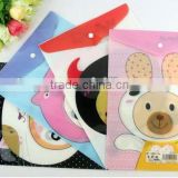 cute document folder with plastic button