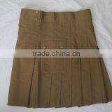 Dark Khaki Modern Utility Kilt Mens thumbnail-3