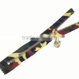 5# Custom Size Printing Design Auto Lock Close End Zipper for Man's Coat thumbnail-4