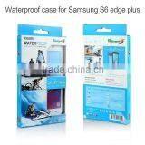 Outdoor waterproof with stander phone case for samsung s6edge plus