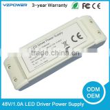 Switching power supply AC/DC adapter 42V 1.0A driver power adapter for LED lighting
