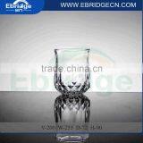 200ml Diamond Embossment Glass Iwater Cups thumbnail-1