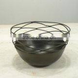 Decorative Iron Bowl Wire Bowl, Metal Bowl thumbnail-1