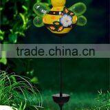 Hotsale Mini Ceramic Bee Solar Powered Garden Led Lights