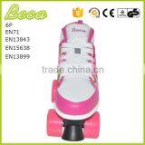 Wholesale New Design Fitness Pink PU Wheel Disco Quad Skate for Girls Quality Choice thumbnail-3