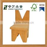 Made in China OEM eco-friendly assembled handmade unfinished pine mini wooden chair toys