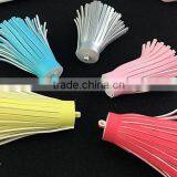 Mix Colors Suede Tassels Pendants With Macrame Fit Jewelry Accessory thumbnail-2