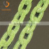green color metal garment chain