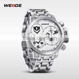 WEIDE Men Full Steel Watch Quartz Movement Stop Watch Waterproof Diving Military Men Sports Watches Men Luxury Brand WG93002 thumbnail-4