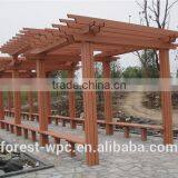 Ecological Wood Plastic Composite Wpc Pergola/antiseptic Wood Pergola
