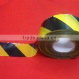 Black and Yellow PE Barrier Tape
