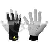 Soft Leather White Golf Winter Work Gloves thumbnail-1