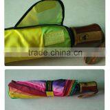 Colorful Rainbow 10 Ribs Automatic Lady Gift Umbrella thumbnail-2