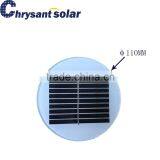 Round Solar Panel Monocrystalline Cell Diameter110*4.5mm for Garden Light thumbnail-1