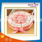 Wholesale High Quality Hot Sale Fashion Design Pink Ribbon Wedding Paper Favor Box thumbnail-1