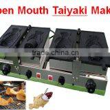 Commercial Waffle Maker Korea Taiyaki Big Fish Shape Cake Baker for Sale