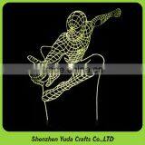 Bespoke Iron Man Spider Man Cartoon Figure Desk Micro USB Lighting Table Lamp thumbnail-6