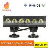 Super Silm 60W Led Bar Light Waterproof Curved 11 Inch Led Light Bar 4x4 Offroad