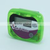 Hot sales heart shape step counter pedometer for promotion
