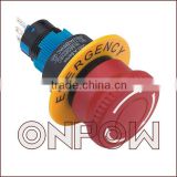 ONPOW emergency stop pushbutton switches(LAS1-A 22mm Series,Dia.22mm,CE,ROHS,REECH,IP40,IP65)