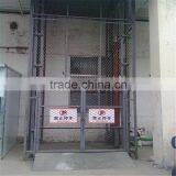 Outdoor Freight Elevator, Guard Rail Hydraulic Cargo Lift thumbnail-4