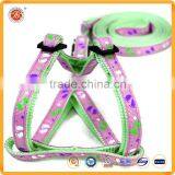 New Polyester Custom Logo Short Traction Rope Dog Harness Traction Belt Dog Solid Style Leash thumbnail-3