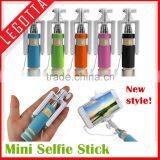 New Style High Quality Cheap Remote Cable Wholesale Selfie Stick thumbnail-1