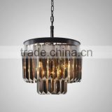 IC20538-7BL-SM Smoke Grey Crystal Chandelier Part of Home Decor Crystal Pendant Light wholesale Crystal Chandelier