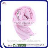 Custom Pink Polyester Satin Scarf Trendy Scarf thumbnail-3