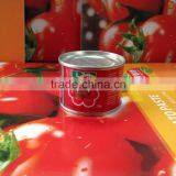 Manufacturer 28%-30% Natural Canned China Tomato Paste 70g Tin Factory Double Concentrated thumbnail-1