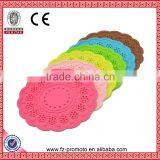 New Table Cup Mat Pad Cup Bowl Holder Coaster Flower Hollow Out Silicone Placemat Worldwide Store thumbnail-1